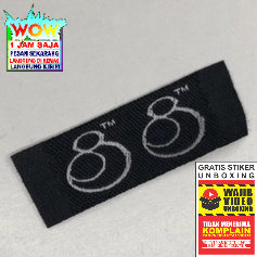 

JUICE EMATIC SLIP WOVEN LABEL BORDIR COTTON CO 1X DI KIRIM 600PCS