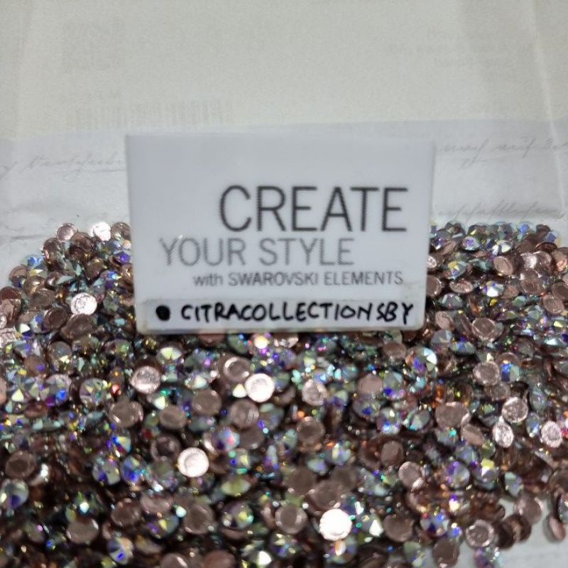 swarovski gosok hotfix crystal ab