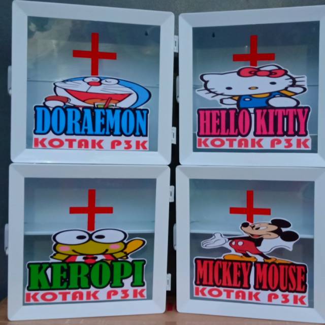 Kotak obat p3k karakter