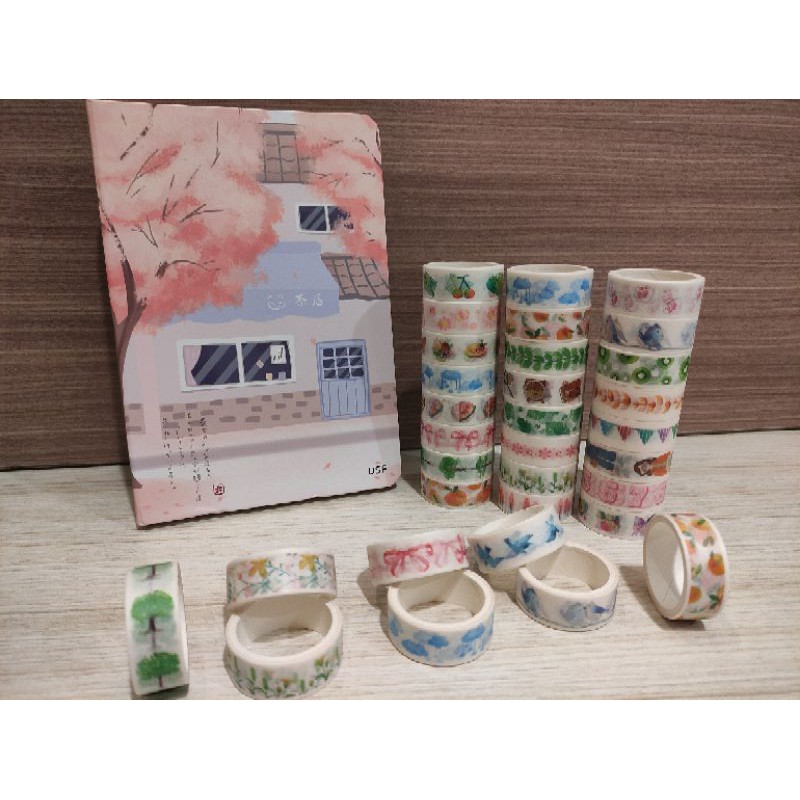 Selotip Kertas Washi Motif