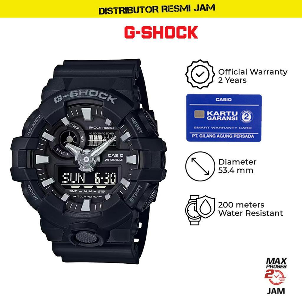 GShock GA-700-1BDR GA-700 GA700 Garansi Resmi 2 Tahun