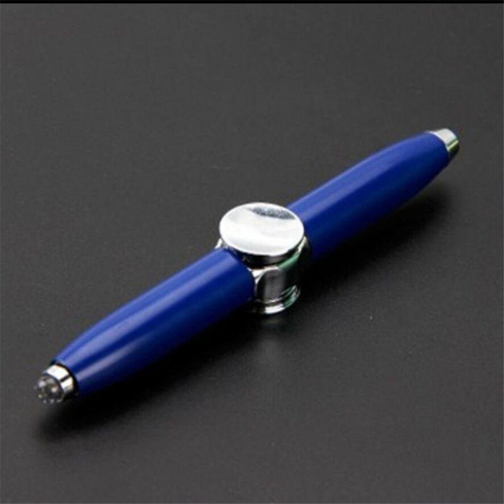 Pen Fidget Spinner Nanas Fun Rotate LED Gyroscope