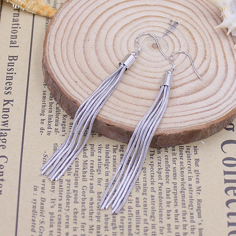 925 Perak Perempuan Anting-Anting Korea Batu Akik XINGX Butterfly Maple Daun Menggantung Anting-Anting Fashion Ornamen-H