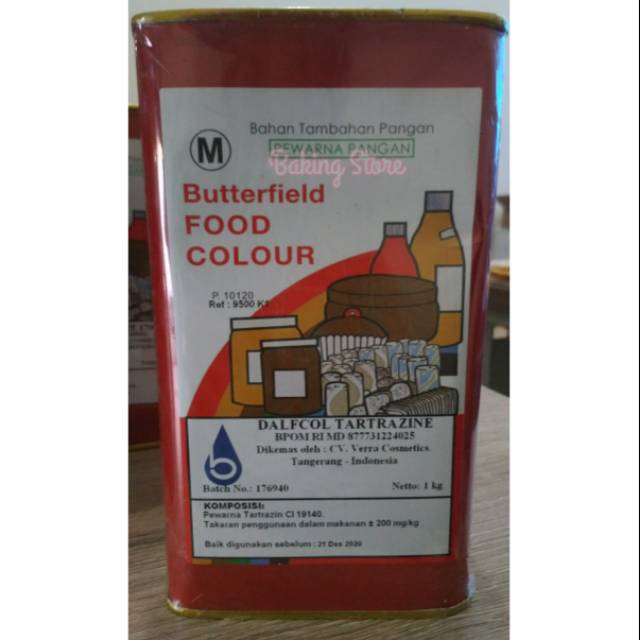 Sepuhan Bubuk - Pewarna Makanan Butterfield 1kg