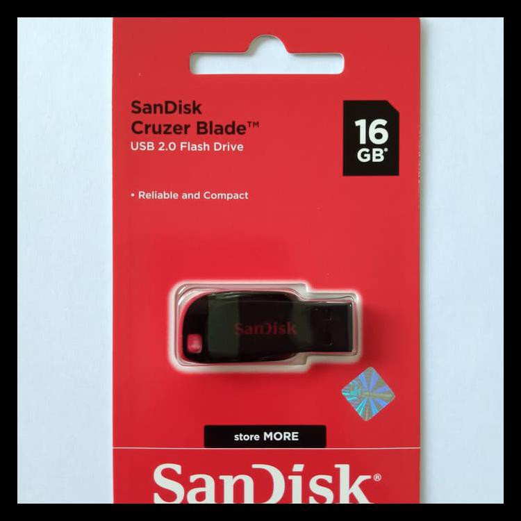 

BAYAR DITEMPAT USB FLASHDISK SANDISK CRUIZER BLADE 16GB KODE 1425