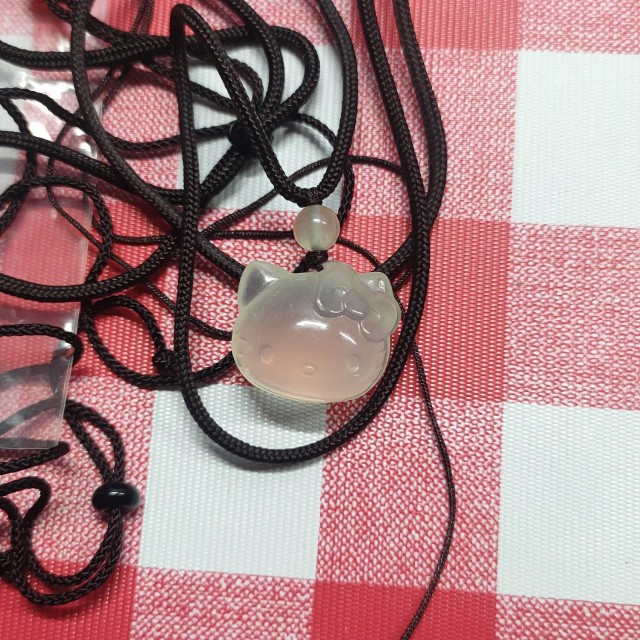 Kalung Rantai Dengan Liontin Kartun Hellokitty Lucu Untuk Wanita