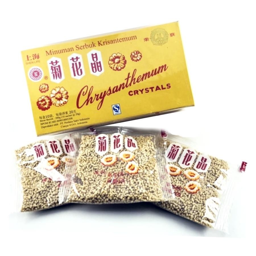 

CHRYSANTHEMUM CRYSTALS ISI 10 SACHETS x 20 GR - TEH CIHUACING