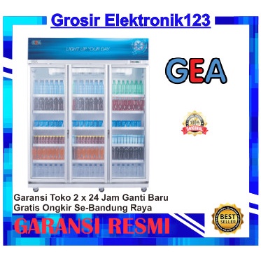 SHOWCASE GEA 3 PINTU GEA EXPO 1300 EXPO1300 BANDUNG FREE ONGKIR