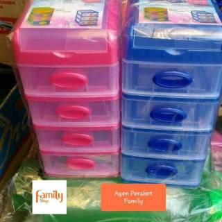  Lemari  Kecil Susun  5 Shinpo  Laci Mini Container Plastik 