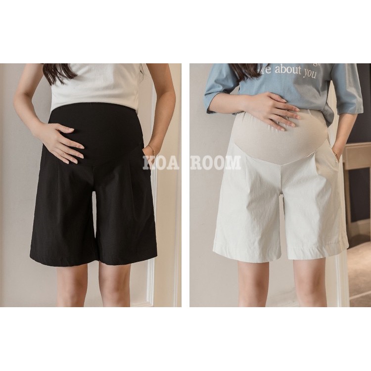 Maternity Stretchy Knee Length Shorts (Celana 3/4 Elastis  Bumil )