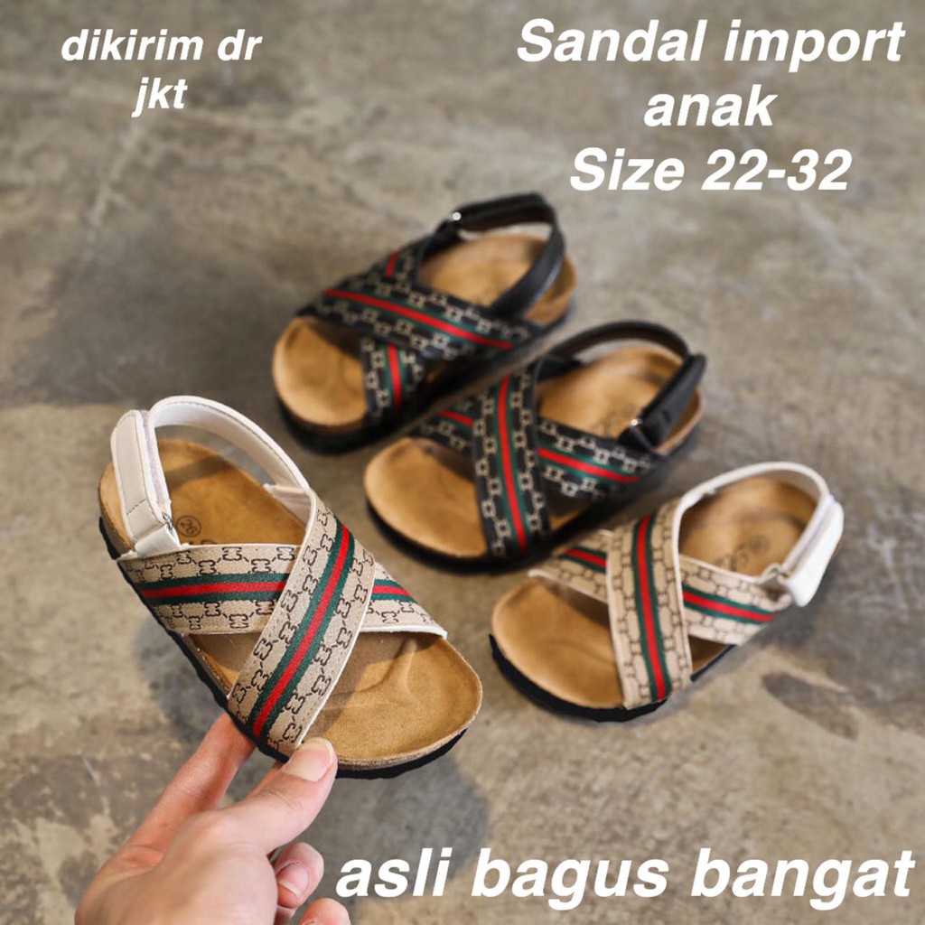 (LOLI-JKT) SD-GC2 SANDAL ANAK UNISEX IMPORT BAHAN TERBAIK