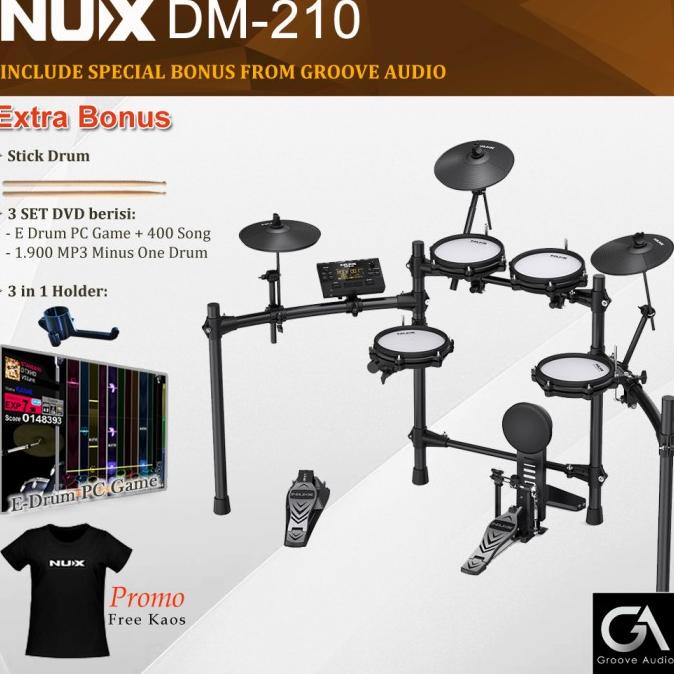 Nux Dm210 / Dm 210 / Dm-210 Drum Elektrik / Electric Drum