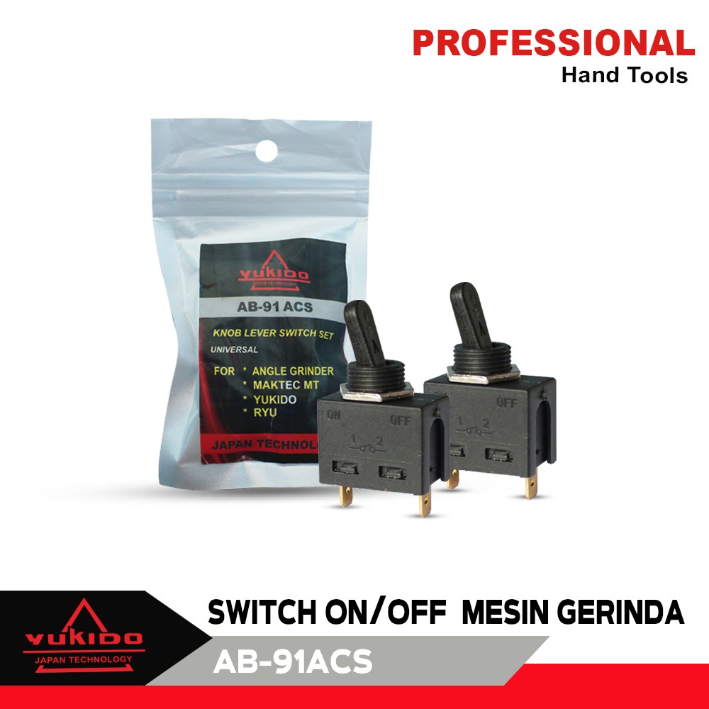 SWITCH GERINDA MAKTEC MT90 MT 90 SAKLAR ON|OFF YUKIDO JAPAN TECNOLOGY