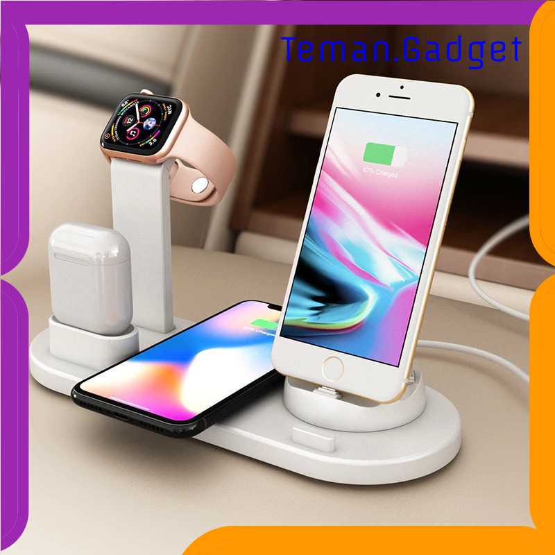 TG-A1 HICBEST Wireless Charging Docking 3 in 1 for phone Apple Watch Airpods