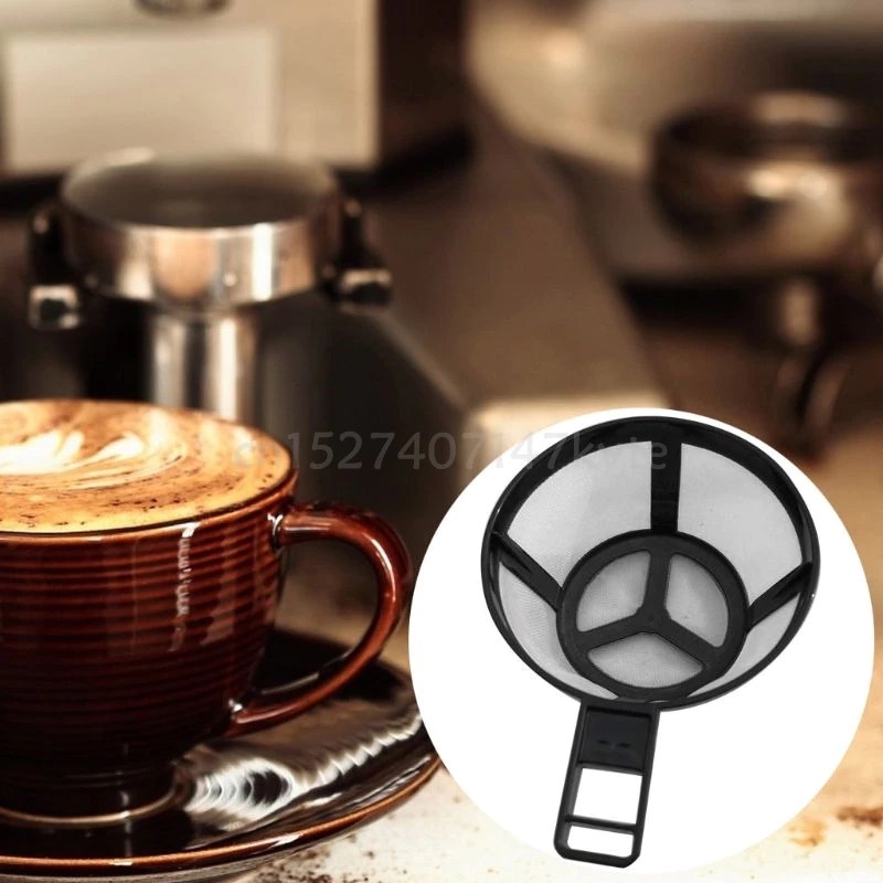 Saringan Kopi Reusable Filter Cone Shaped Coffee Dripper - PINKAH