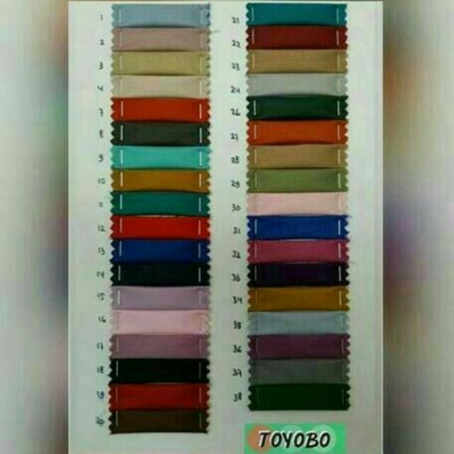 Kain/Bahan katun toyobo/bahan katun toyobo