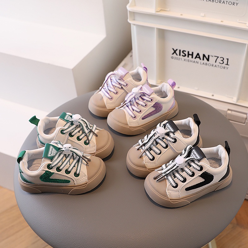 Dongmin Sepatu Anak Sport Sneaker Anak Size 21-30 Usia 1-5 Tahun
