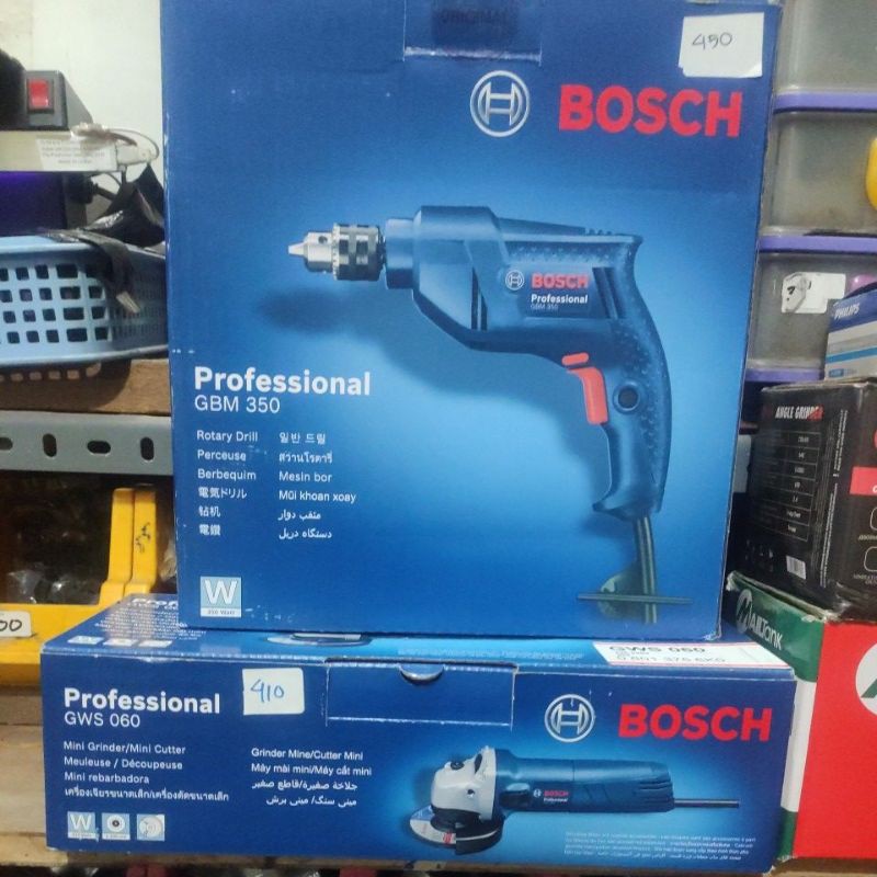 Promo bor 10 mm bolak balik bonus gerinda bosch gws 060