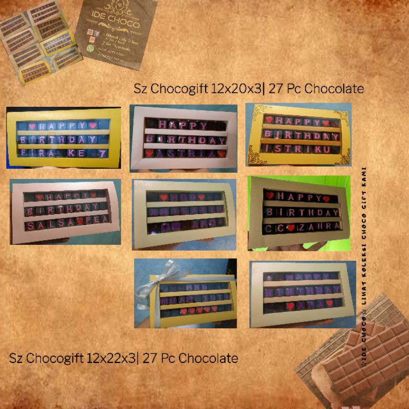 

Coklat Cokelat Gift Kado Pacar Souvenir Birthday Gift Hadiah Ulang Tahun Birthday Hadiah Choco