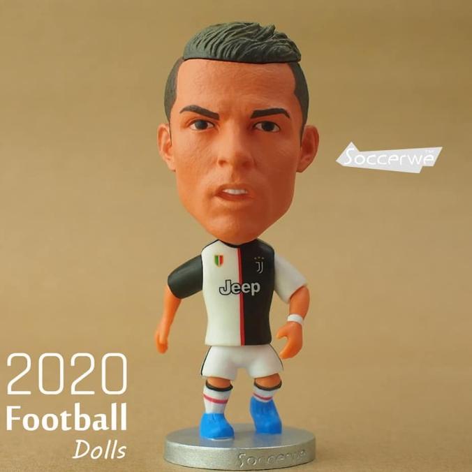 JUVENTUS - C. Ronaldo| Soccerwe Kodoto Miniatur Action Figure Bola