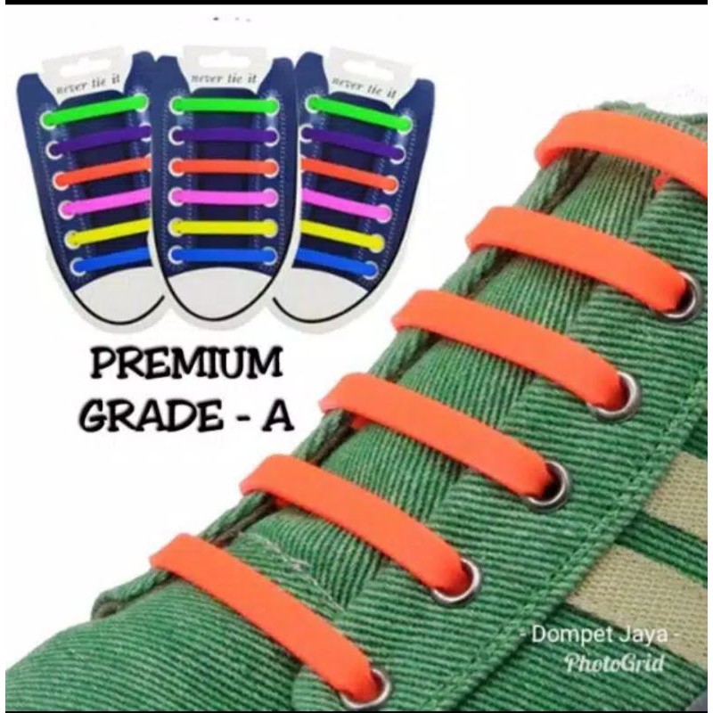 Tali Sepatu karet - Tali sepatu silikon