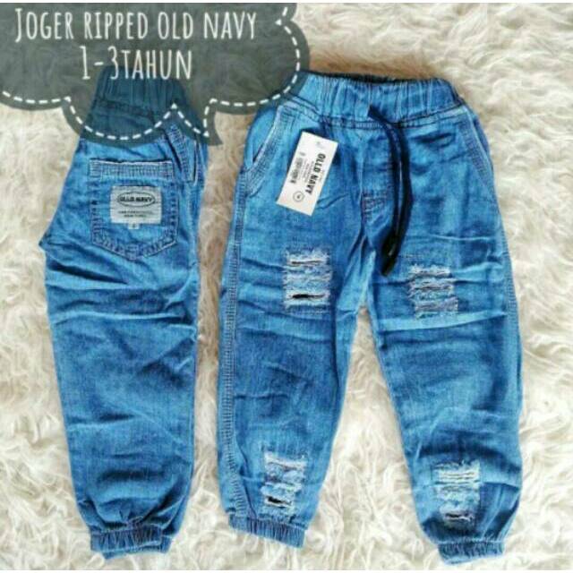 Jogger ripped old navy, jogger anak , jogger jeans anak