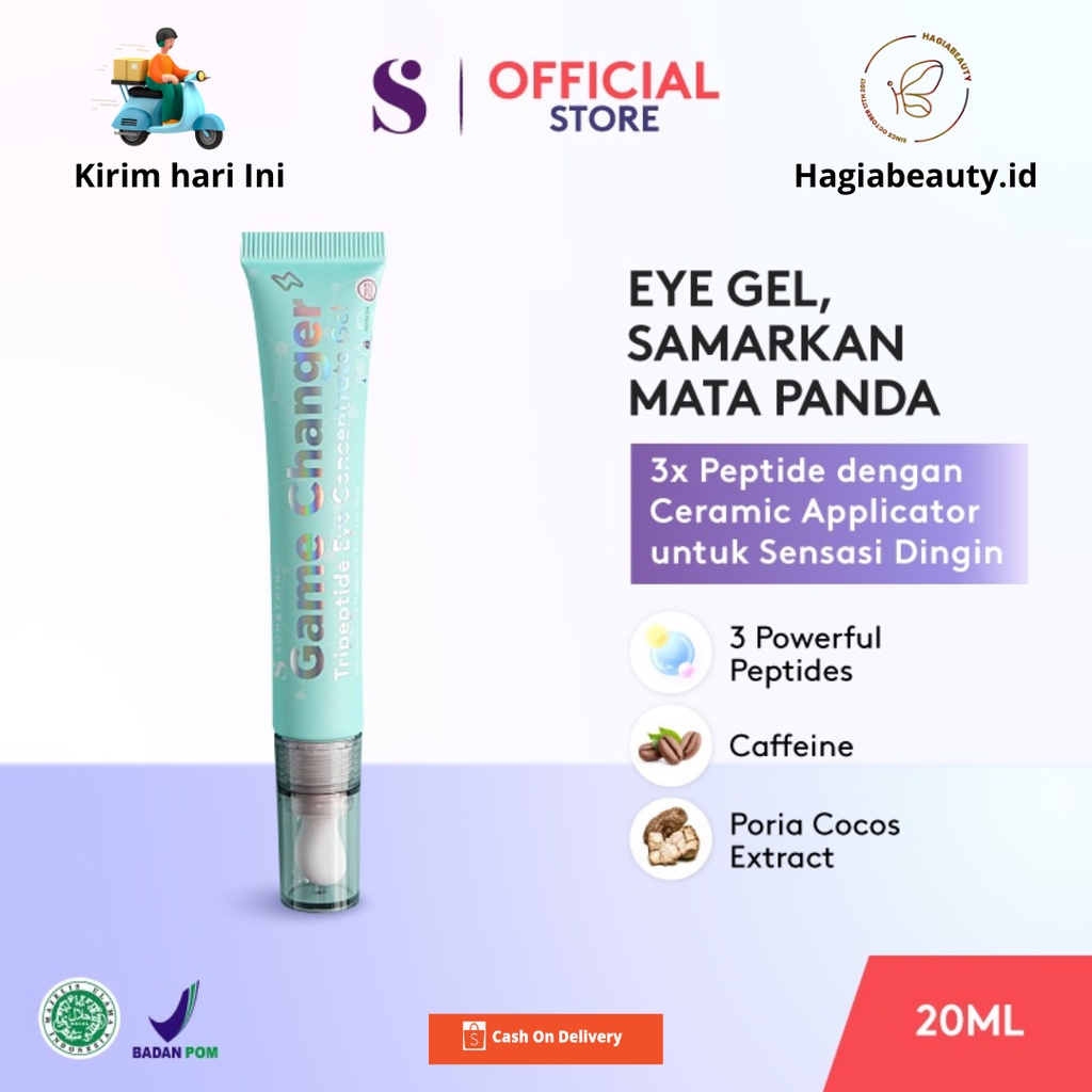 AGEN RESMI - SOMETHINC GAME CHANGER TRIPEPTIDE EYE CONCENTRATE ORIGINAL BPOM