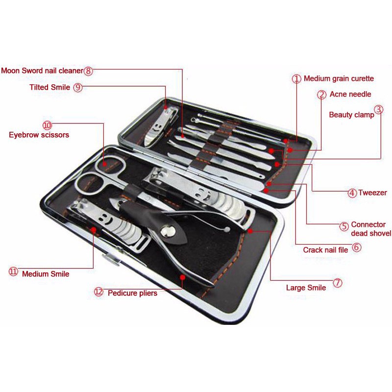 Pedicure Manicure Set / Pedicure Manicure Alat Kecantikan / Set Perawatan Gunting Kuku