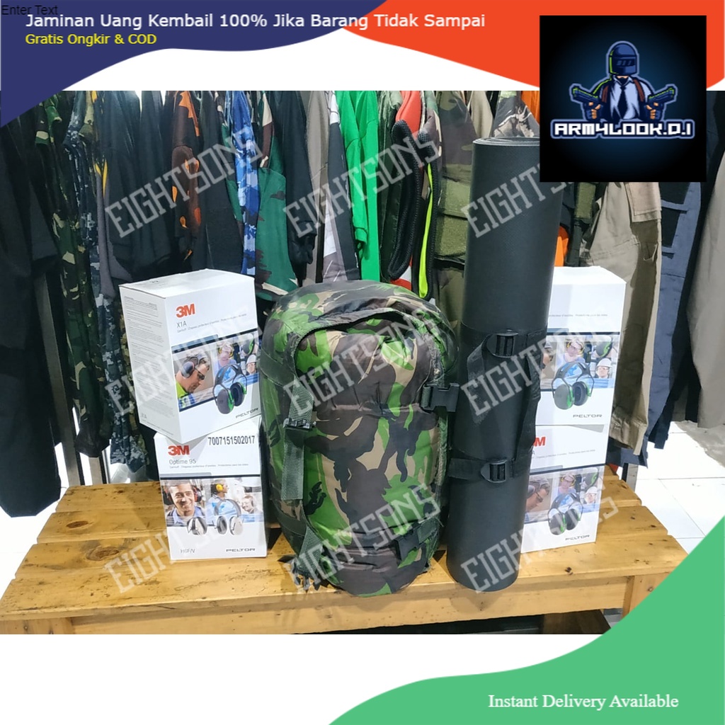 Sleeping bag jatah TNI / Sleeping bag TNI Original Sleeping Bag Loreng Jatah Asli TNI Tentara MURAH