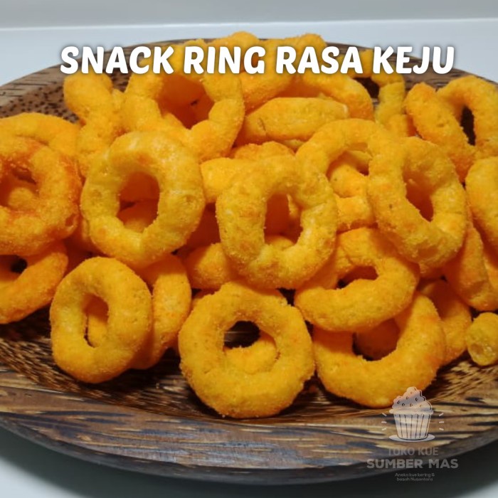 SNACK RING RASA KEJU 150 GRAM / SNACK RING KILOAN / SNACK RING MURAH