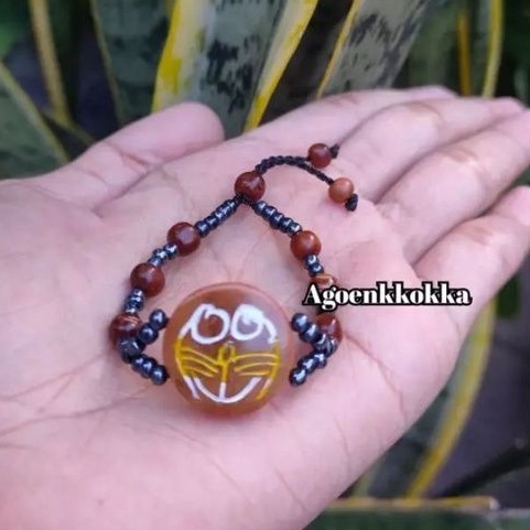 Gelang Doraemon manik anak coklat kokka kaukah