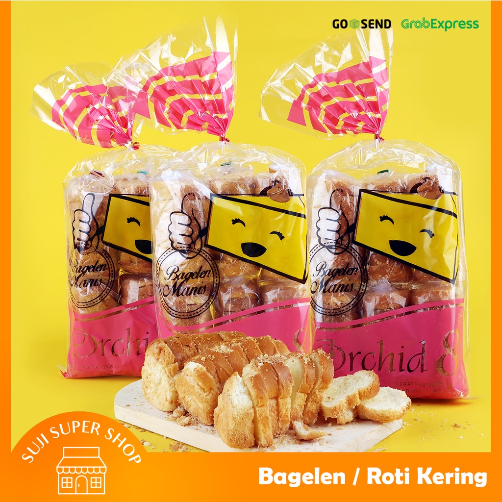 

Bagelen Mini Orchid Bandung 230gram | Roti Kering Rasa Manis | PO 2-3 Hari