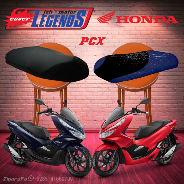 Cover Jok PCX Anti Air / Sarung Mantel Jok Motor Standar / Modifikasi