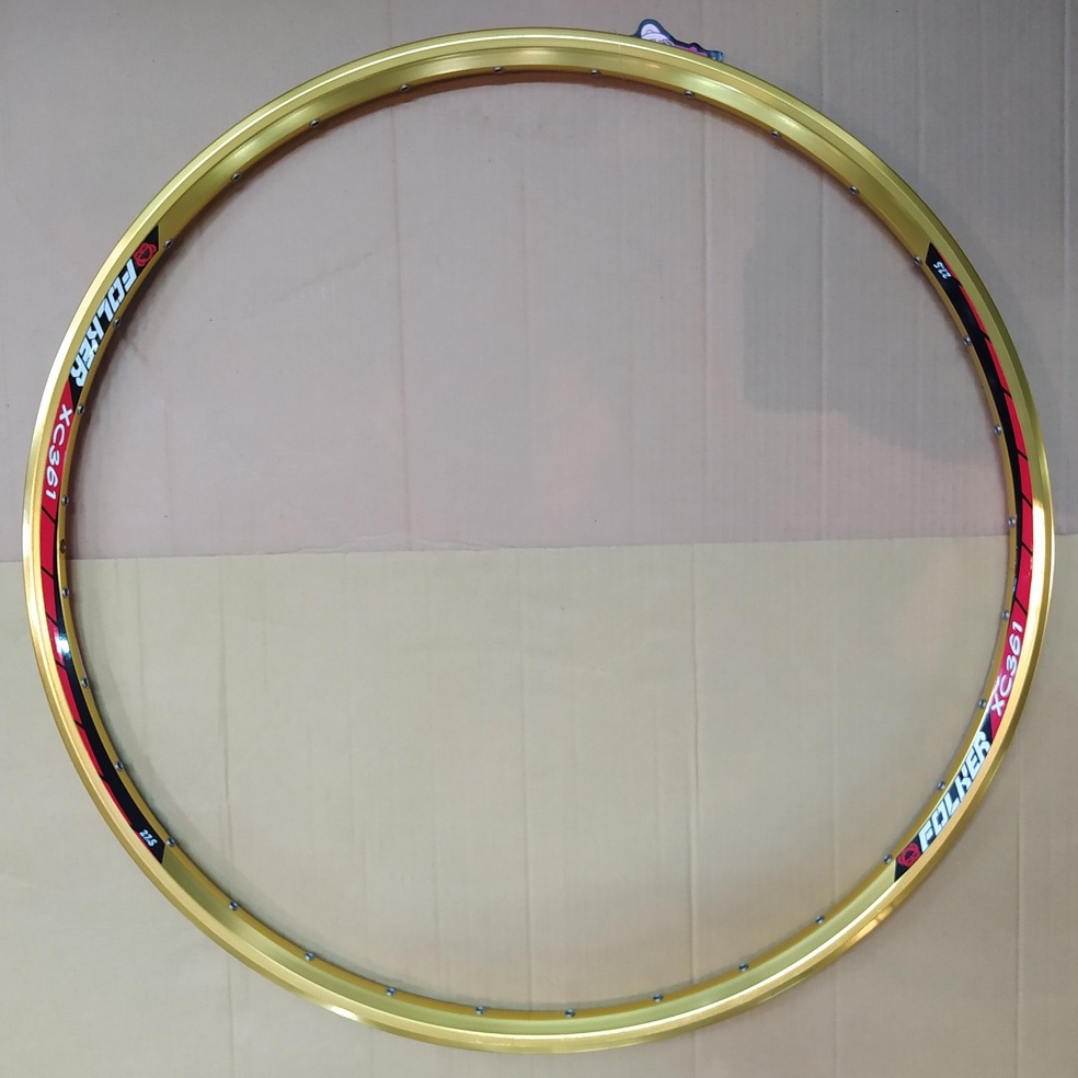 Velg Rim Sepeda Folker XC361 27,5 Anodize Gold not Strummer Alexrim DT Swiss