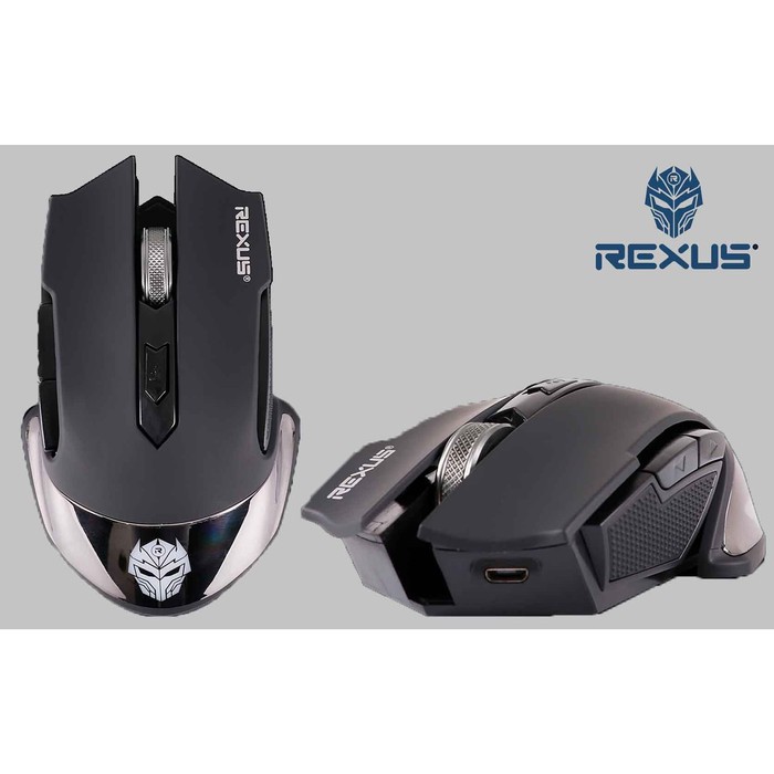 Mouse gaming wireless rexus rechargeable 6d 2400dpi xierra Rx 108 - Mice Rx108