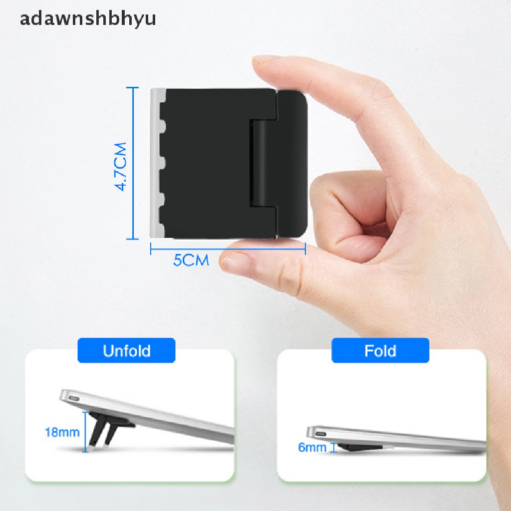 Adawnshbhyu 1pasang Dudukan Rak Pendingin Keyboard Laptop Komputer Riser Portable Macbook Stand