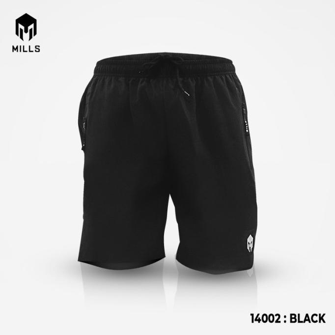 Pakaian Olahraga Pria Mills Liquid Short Pants 14002 Black