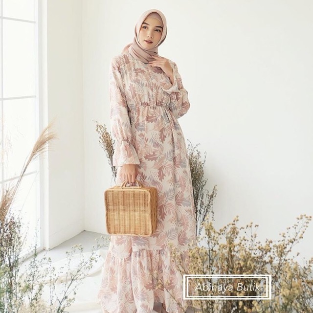 Floral Dress By Abinaya (Mba Luthfiana sofia)