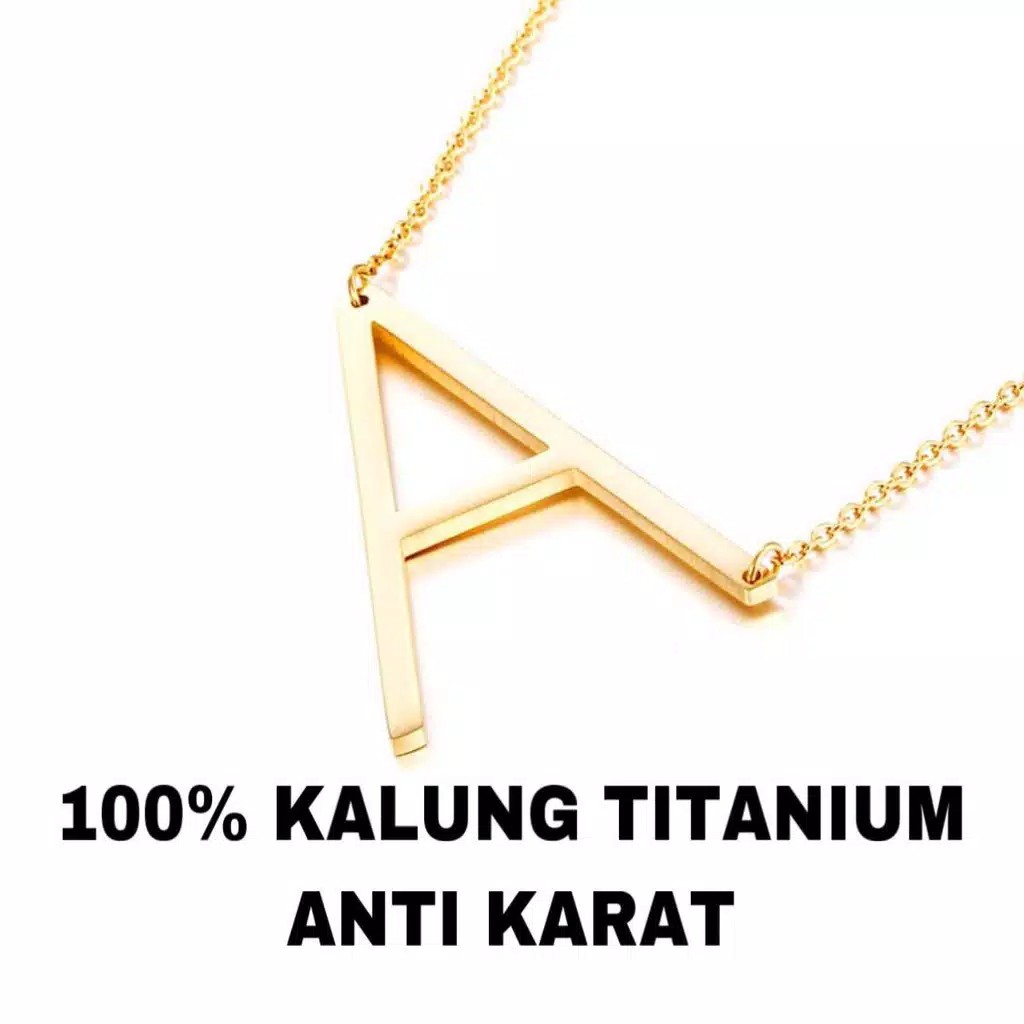 TSC - Kalung Initial Alphabet (Huruf A - P) Selanjutnya Di Produk Lain