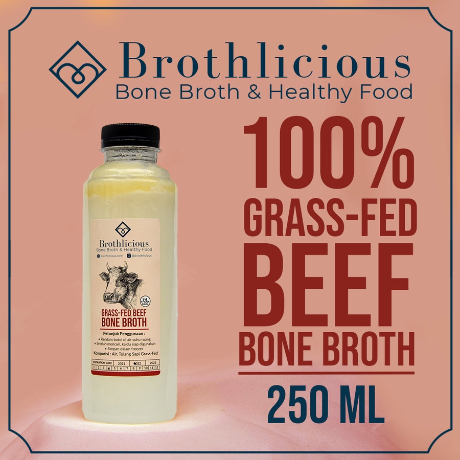 

KALDU TULANG SAPI BEEF BONE BROTH GRASS FED - BROTHLICIOUS