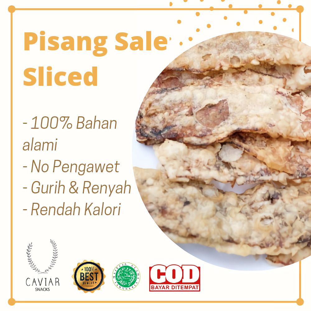 

KERIPIK SALE PISANG 200GR SALE PISANG MANIS CEMILAN MAKANAN RINGAN SNEKOLEH OLEH