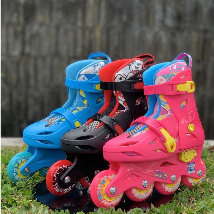 Sepatu Roda Inline Skate Flying Eagle Apex Black Red