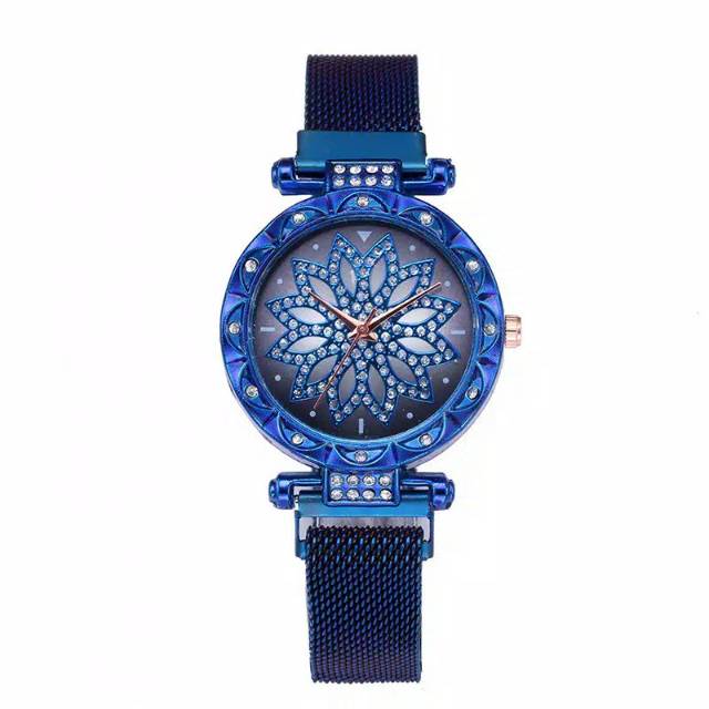 Jam Tangan Wanita Magnetik Motif Baling-baling Hiasan