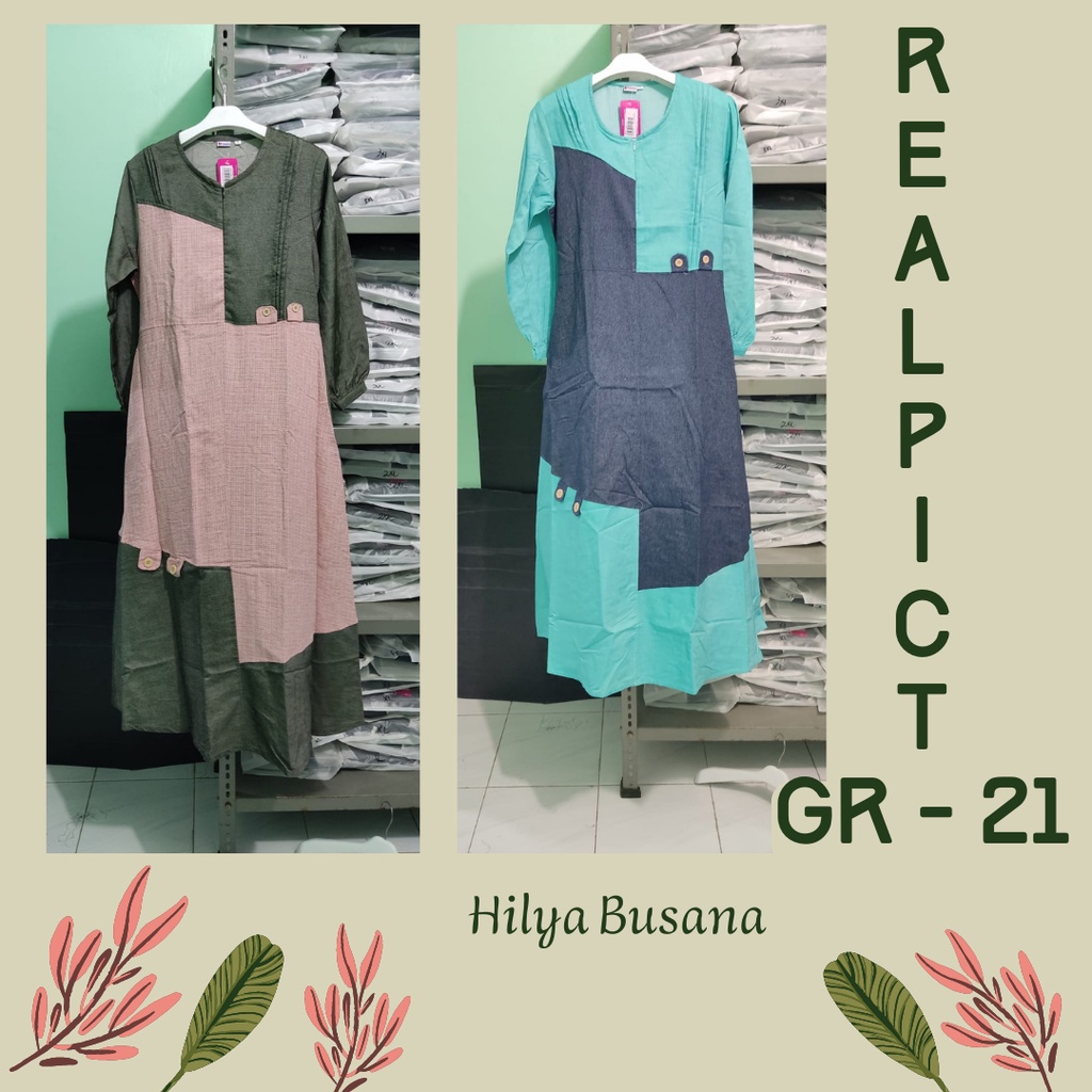 Rauna Gamis Remaja / GR-21 / Fashion Muslim