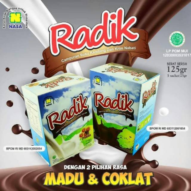 

Susu Kambing Etawa Murni Radix GM Natural Nasa Original