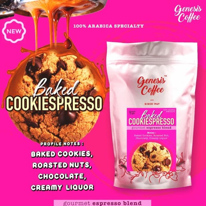 

[ COD ] BAKED COOKIESPRESSO - GOURMET ESPRESSO BLEND - ARABICA SPECIALTY 100% EKSLUSIF Kode 612