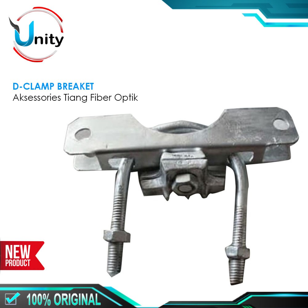 D Clamp Tiang Kabel Fiber Optik Clamp Pengait Kabel FO