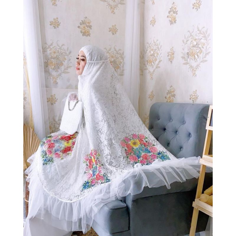 MUKENA BROKAT NAGITA / MUKENA NAGITA / MUKENA BRUKAT MURAH / MUKENA PRINCESS / MUKENA BROKAT MEWAH