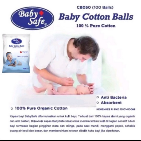 Baby Safe Cotton Balls 100's