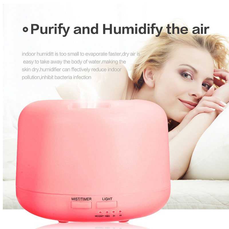 (BISA COD) FTIHSHP Humidifier Aromatherapy + 7 LED + Remote Control - HUMI H24